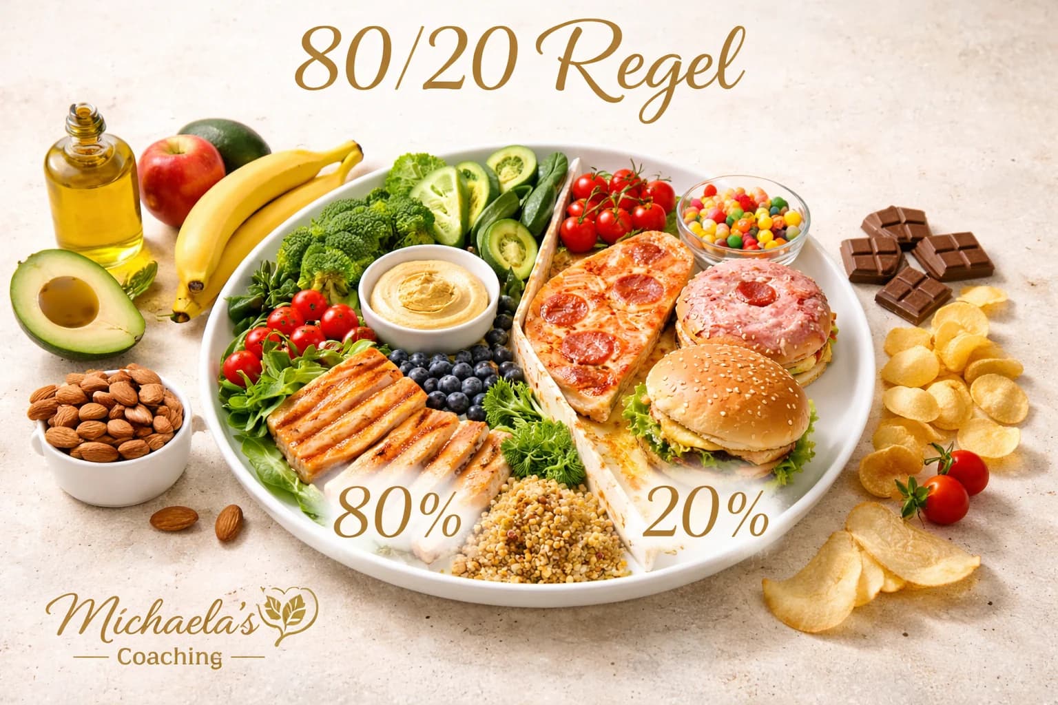 80/20-Prinzip für eine ausgewogene und alltagstaugliche Ernährung